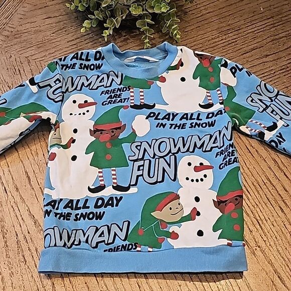 Christmas sweater size 5/6 boys H&M - Picture 1 of 10